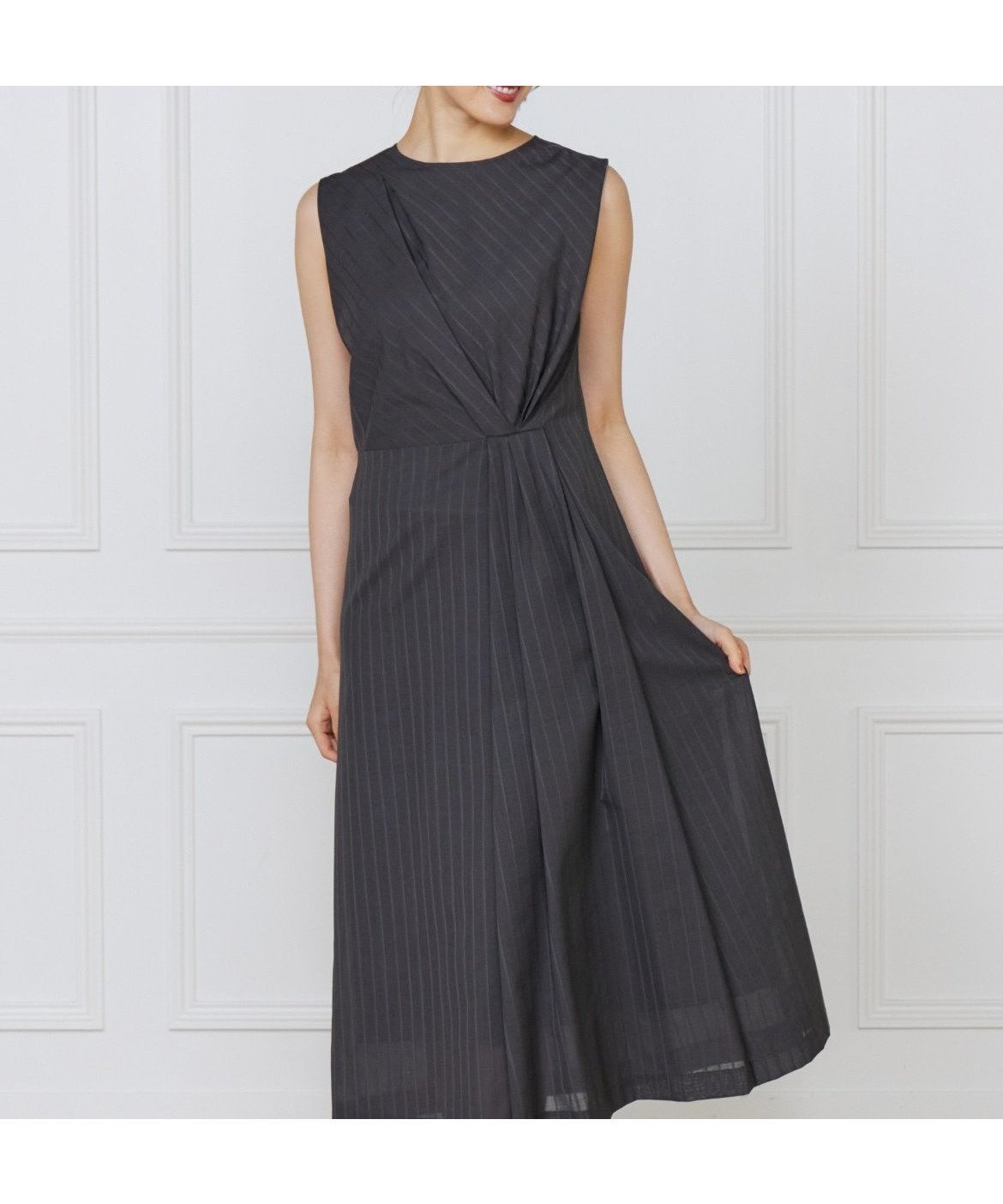 【イネド/INED】のウエストタックワンピース 人気、トレンドファッション・服の通販 founy(ファニー) 　ファッション　Fashion　レディースファッション　Fashion for Women　ワンピース　Dresses　シアー　Sheer, See-Through　ストライプ　Stripe, Striped Pattern　スマート　Smart, Elegant　ドレープ　Drape, Draping Fabric　 other-1|ID: prp329100004646194 ipo3291000000033534295