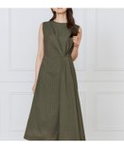【イネド/INED】のウエストタックワンピース 人気、トレンドファッション・服の通販 founy(ファニー) ファッション Fashion レディースファッション Fashion for Women ワンピース Dresses シアー Sheer, See-Through ストライプ Stripe, Striped Pattern スマート Smart, Elegant ドレープ Drape, Draping Fabric thumbnail カーキ|ID: prp329100004646194 ipo3291000000033534297