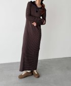 【キャナルジーン/CANAL JEAN】のMiller パネルリブフードワンピース 人気、トレンドファッション・服の通販 founy(ファニー) ファッション Fashion レディースファッション Fashion for Women ワンピース Dresses アクセサリー Fashion Accessories インナー Innerwear ロング Long, Long-Length thumbnail ブラウン系ソノタ|ID: prp329100004646200 ipo3291000000033534324
