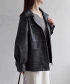 【ゼヴォン/Thevon】のスタンドネック合皮カバーオール 人気、トレンドファッション・服の通販 founy(ファニー) ファッション Fashion レディースファッション Fashion for Women 2025年 2025 2025-2026秋冬・A/W Autumn/Winter 2025–26 AW25–26 アクセサリー Fashion Accessories スタンド Stand Collar, Upright Stand スニーカー Sneakers, Trainers タートルネック Turtleneck, High Neck フェミニン Feminine, Girly エレガント 上品 Elegant 冬 Winter / This Winter 秋 Autumn thumbnail ブラック|ID: prp329100004646211 ipo3291000000033534400