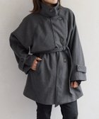 【ゼヴォン/Thevon】のパイピングスタンドカラーミドルコート 人気、トレンドファッション・服の通販 founy(ファニー) ファッション Fashion レディースファッション Fashion for Women アウター Coat / Outerwear Collection コート・ロングコート・ピーコート Long Coats, Peacoats & More アクセサリー Fashion Accessories 秋 Autumn シンプル Simple, Minimal スタンド Stand Collar, Upright Stand パイピング Piping, Trim Design ミドル Middle Length, Mid Height ワンポイント One Point, Statement Accent 冬 Winter / This Winter エレガント 上品 Elegant ビジネス 仕事 通勤 Business / Work / Commuting 2025年 2025 2025-2026秋冬・A/W Autumn/Winter 2025–26 AW25–26 thumbnail チャコールグレー|ID: prp329100004646213 ipo3291000000033534415