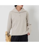 【ユナイテッドアローズ/UNITED ARROWS】のコットン セーラー プルオーバー 人気、トレンドファッション・服の通販 founy(ファニー) ファッション Fashion レディースファッション Fashion for Women トップス・カットソー Cut & Sew Tops カジュアルプルオーバー・ニットトップス Pullovers & Knit Tops / Casual Pullovers おすすめ Recommended / Our Picks カットソー Cut and Sewn Top クラシカル Classical, Vintage-Inspired クラシック Classic, Timeless Style スリット Slit, Slit Detail ボックス Boxy, Box Shape ボトム Bottoms, Lower Wear ポロシャツ Polo Shirt, Collared Tee ヴィンテージ Vintage Style |ID:prp329100004646214