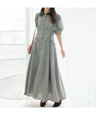 【マジェスティック レゴン/MAJESTIC LEGON】のサイドレースアップシャツワンピース ブラックベース|ID: prp329100004646215 ipo3291000000033534430