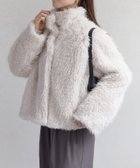【ゼヴォン/Thevon】のMIXファースタンドブルゾン 人気、トレンドファッション・服の通販 founy(ファニー) ファッション Fashion レディースファッション Fashion for Women アウター Coat / Outerwear Collection ブルゾンジャケット・スポーティアウター Blouson Jackets 2025年 2025 2025-2026秋冬・A/W Autumn/Winter 2025–26 AW25–26 おすすめ Recommended / Our Picks スタンド Stand Collar, Upright Stand スラックス Slacks, Dress Pants デニム Denim, Jeans Material ブルゾン Blouson, Bomber Jacket エレガント 上品 Elegant 冬 Winter / This Winter 秋 Autumn 軽量 Lightweight, Ultra Light thumbnail オフホワイト|ID: prp329100004646216 ipo3291000000033534435