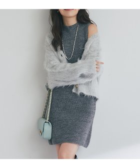 【ラブティックボンボン/La boutique BonBon】の【miki監修・低身長サイズあり】ハイネックノースリミニワンピース 人気、トレンドファッション・服の通販 founy(ファニー) ファッション Fashion レディースファッション Fashion for Women ワンピース Dresses シェイプ Shape, Slim Fit フレア Flare, Flared エレガント 上品 Elegant 人気 Popular, Best Seller |ID:prp329100004646218