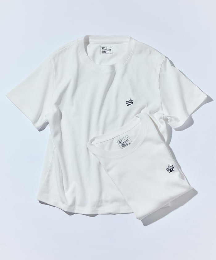 【フリークスストア/FREAK'S STORE】の【Exclusive】2パック ダブルネーム ワンポイント ショートスリーブ Tシャツ インテリア・キッズ・メンズ・レディースファッション・服の通販 founy(ファニー) 　ファッション　Fashion　レディースファッション　Fashion for Women　トップス・カットソー　Cut & Sew Tops　シャツ・ブラウス・オフィスカジュアル　Elegant Blouses & Button-Ups　ロングTシャツ・Tシャツ　Longline T-Shirts & Tees　ショート　Short, Short Length　スポーツ　Sports, Activewear　スリーブ　Sleeve, Long Sleeve / Short Sleeve　ダブル　Double, Double-Breasted　ワンポイント　One Point, Statement Accent　ホワイト|ID: prp329100004646220 ipo3291000000033534453