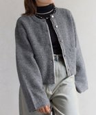 【ゼヴォン/Thevon】のGOLDボタンニットジャケット 人気、トレンドファッション・服の通販 founy(ファニー) ファッション Fashion レディースファッション Fashion for Women アウター Coat / Outerwear Collection レディースジャケット・軽アウター Jackets 2025年 2025 2025-2026秋冬・A/W Autumn/Winter 2025–26 AW25–26 おすすめ Recommended / Our Picks シンプル Simple, Minimal ジャケット Jacket, Outerwear スニーカー Sneakers, Trainers デニム Denim, Jeans Material エレガント 上品 Elegant 冬 Winter / This Winter 秋 Autumn thumbnail グレー|ID: prp329100004646223 ipo3291000000033534472