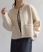 【ゼヴォン/Thevon】のGOLDボタンニットジャケット 人気、トレンドファッション・服の通販 founy(ファニー) ファッション Fashion レディースファッション Fashion for Women アウター Coat / Outerwear Collection レディースジャケット・軽アウター Jackets 2025年 2025 2025-2026秋冬・A/W Autumn/Winter 2025–26 AW25–26 おすすめ Recommended / Our Picks シンプル Simple, Minimal ジャケット Jacket, Outerwear スニーカー Sneakers, Trainers デニム Denim, Jeans Material エレガント 上品 Elegant 冬 Winter / This Winter 秋 Autumn thumbnail アイボリー|ID: prp329100004646223 ipo3291000000033534474
