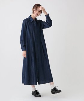【アフタヌーンティー リビング/Afternoon Tea LIVING】のライトデニムタックフレアワンピース 人気、トレンドファッション・服の通販 founy(ファニー) ファッション Fashion レディースファッション Fashion for Women ワンピース Dresses スニーカー Sneakers, Trainers デニム Denim, Jeans Material フレア Flare, Flared ポケット Pocket, Pocket Detail 羽織 Haori, Light Jacket 旅行 Travel エレガント 上品 Elegant |ID:prp329100004646249