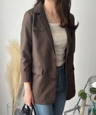 【アミュレット/Amulet】の【Amulet】オーバーサイズテーラードジャケット 人気、トレンドファッション・服の通販 founy(ファニー) ファッション Fashion レディースファッション Fashion for Women アウター Coat / Outerwear Collection レディースジャケット・軽アウター Jackets テーラードジャケット / 通勤・きれいめスタイル Tailored Jackets & Blazers インナー Innerwear シンプル Simple, Minimal スラックス Slacks, Dress Pants タイトスカート Pencil Skirt, Tight Skirt ダウン Down, Puffer デニム Denim, Jeans Material バランス Balance, Style Balance ベーシック Basic, Essential エレガント 上品 Elegant thumbnail ブラウン|ID: prp329100004646272 ipo3291000000033534813