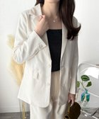 【アミュレット/Amulet】の【Amulet】オーバーサイズテーラードジャケット 人気、トレンドファッション・服の通販 founy(ファニー) ファッション Fashion レディースファッション Fashion for Women アウター Coat / Outerwear Collection レディースジャケット・軽アウター Jackets テーラードジャケット / 通勤・きれいめスタイル Tailored Jackets & Blazers インナー Innerwear シンプル Simple, Minimal スラックス Slacks, Dress Pants タイトスカート Pencil Skirt, Tight Skirt ダウン Down, Puffer デニム Denim, Jeans Material バランス Balance, Style Balance ベーシック Basic, Essential エレガント 上品 Elegant thumbnail ホワイト|ID: prp329100004646272 ipo3291000000033534815
