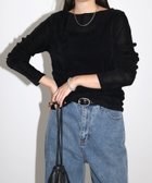 【アンドミー/andme】のベロア チュール サイド ギャザー 袖 トップス 人気、トレンドファッション・服の通販 founy(ファニー) ファッション Fashion レディースファッション Fashion for Women トップス・カットソー Cut & Sew Tops ベロアトップス Velour Tops / Velvet-Look Items ギャザー Gathered, Ruffled サロペット Overalls, Salopette チュール Tulip, Tulip Motif トレンド Trend, Trending Now フィット Fit, Slim Fit ベロア Velour, Soft Velvet 長袖 Long Sleeve, Full Sleeve thumbnail ブラック|ID: prp329100004646274 ipo3291000000033534833