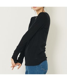 【アバハウスマヴィ/abahouse mavie】のソフトチュールロンT 人気、トレンドファッション・服の通販 founy(ファニー) ファッション Fashion レディースファッション Fashion for Women トップス・カットソー Cut & Sew Tops ロングTシャツ・Tシャツ Longline T-Shirts & Tees おすすめ Recommended / Our Picks インナー Innerwear チュール Tulip, Tulip Motif ベスト Vest, Waistcoat |ID:prp329100004646294