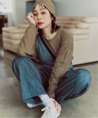 【ジャーナルスタンダード レリューム/JOURNAL STANDARD relume】の25AW新作 【RENA x relume】スカーフ付きロングスリーブTEE カーキ|ID: prp329100004646348 ipo3291000000033535882