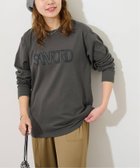 【ジャーナルスタンダード レリューム/JOURNAL STANDARD relume】のチェーン刺繍ロングスリーブTEE グレー|ID: prp329100004646357 ipo3291000000033535991