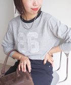 【シップス フォー ウィメン/SHIPS】の【WEB限定】 洗濯機可能 レース ナンバリング リンガー TEE グレー|ID: prp329100004646369 ipo3291000000033536070