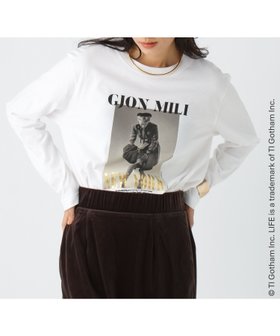 【エルーラ/Elura】のLIFE PCプリントロンTEE/498587 人気、トレンドファッション・服の通販 founy(ファニー) ファッション Fashion レディースファッション Fashion for Women トップス・カットソー Cut & Sew Tops ロングTシャツ・Tシャツ Longline T-Shirts & Tees インナー Innerwear ヴィンテージ Vintage Style グラフィック Graphic, Graphic Design コレクション Collection, Seasonal Line シンプル Simple, Minimal ジャケット Jacket, Outerwear 雑誌 Magazine, Fashion Magazine デニム Denim, Jeans Material プリント Print, Printed Pattern ボトム Bottoms, Lower Wear モノトーン Monotone, Black and White ワイド Wide, Wide Fit おすすめ Recommended / Our Picks |ID:prp329100004646371