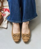 【ル タロン/Le Talon】の《追加》レザーキルトタッセルフラット キャメル|ID: prp329100004646388 ipo3291000000033536252