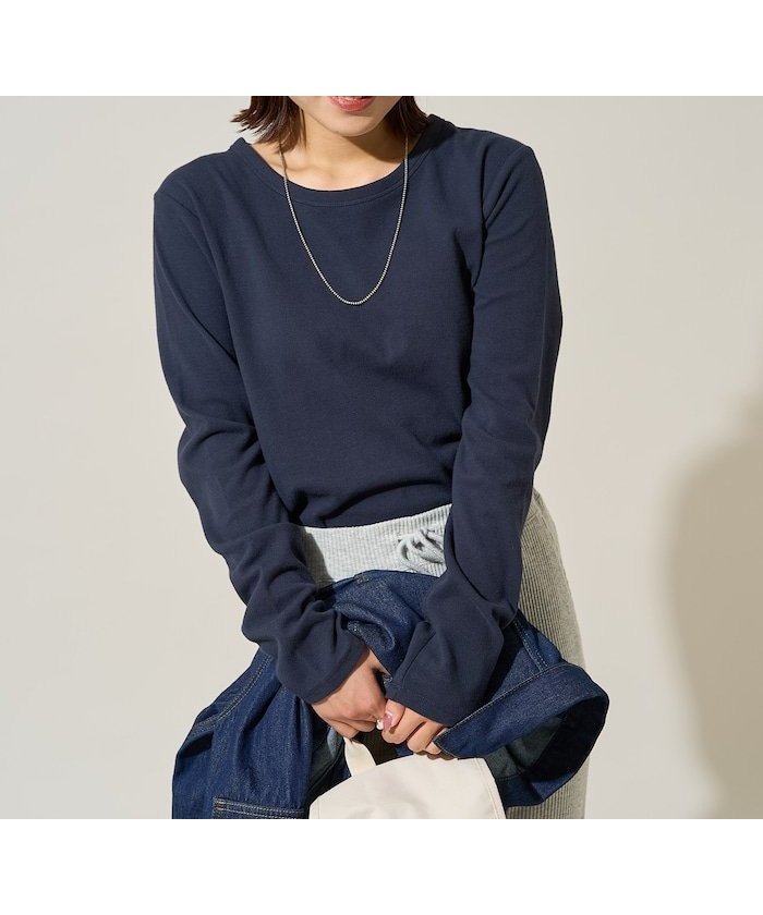 【フリークスストア/FREAK'S STORE】の限定展開 ヘビーウェイト ロングスリーブ Tシャツ 25AW インテリア・キッズ・メンズ・レディースファッション・服の通販 founy(ファニー) 　ファッション　Fashion　レディースファッション　Fashion for Women　トップス・カットソー　Cut & Sew Tops　シャツ・ブラウス・オフィスカジュアル　Elegant Blouses & Button-Ups　ロングTシャツ・Tシャツ　Longline T-Shirts & Tees　インナー　Innerwear　シューズ　Shoes, Footwear　ショート　Short, Short Length　シンプル　Simple, Minimal　ジャケット　Jacket, Outerwear　スラックス　Slacks, Dress Pants　スリーブ　Sleeve, Long Sleeve / Short Sleeve　デニム　Denim, Jeans Material　バランス　Balance, Style Balance　パーカー　Hoodie, Parka　フィット　Fit, Slim Fit　ブルゾン　Blouson, Bomber Jacket　ベーシック　Basic, Essential　ミリタリー　Military, Army Style　ロング　Long, Long-Length　ワイド　Wide, Wide Fit　A/W・秋冬　Autumn/Winter　冬　Winter / This Winter　プチプライス・低価格　Affordable / Budget Price　おすすめ　Recommended / Our Picks　2025年　2025　2025-2026秋冬・A/W　Autumn/Winter 2025–26 AW25–26　ネイビー|ID: prp329100004646401 ipo3291000000033676323