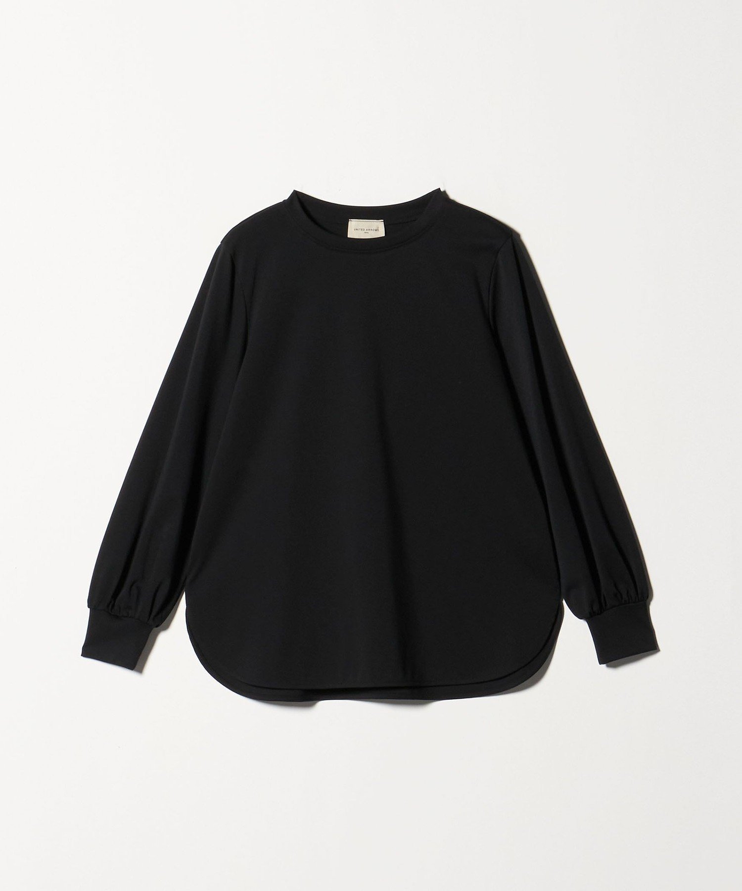 【ユナイテッドアローズ/UNITED ARROWS】のポンチ ロングスリーブ カットソー -ウォッシャブル- インテリア・キッズ・メンズ・レディースファッション・服の通販 founy(ファニー) 　ファッション　Fashion　レディースファッション　Fashion for Women　トップス・カットソー　Cut & Sew Tops　カットソー・ベーシックTシャツ　Cut-and-Sewn Tops / Stretch Tees & Basics　インナー　Innerwear　ウォッシャブル　Machine Washable　カットソー　Cut and Sewn Top　ギャザー　Gathered, Ruffled　シンプル　Simple, Minimal　ジャケット　Jacket, Outerwear　スリーブ　Sleeve, Long Sleeve / Short Sleeve　ベスト　Vest, Waistcoat　ボトム　Bottoms, Lower Wear　ロング　Long, Long-Length　ワイド　Wide, Wide Fit　BLACK|ID: prp329100004646402 ipo3291000000033536396