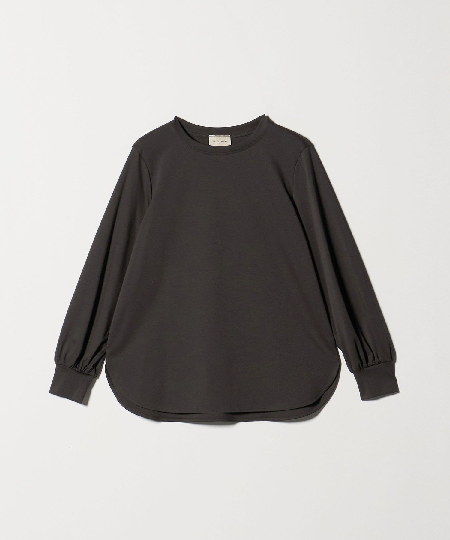 【ユナイテッドアローズ/UNITED ARROWS】のポンチ ロングスリーブ カットソー -ウォッシャブル- インテリア・キッズ・メンズ・レディースファッション・服の通販 founy(ファニー) 　ファッション　Fashion　レディースファッション　Fashion for Women　トップス・カットソー　Cut & Sew Tops　カットソー・ベーシックTシャツ　Cut-and-Sewn Tops / Stretch Tees & Basics　インナー　Innerwear　ウォッシャブル　Machine Washable　カットソー　Cut and Sewn Top　ギャザー　Gathered, Ruffled　シンプル　Simple, Minimal　ジャケット　Jacket, Outerwear　スリーブ　Sleeve, Long Sleeve / Short Sleeve　ベスト　Vest, Waistcoat　ボトム　Bottoms, Lower Wear　ロング　Long, Long-Length　ワイド　Wide, Wide Fit　DK.GRAY|ID: prp329100004646402 ipo3291000000033536397