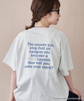 【コーエン/COEN】の【UCLA 別注】 カレッジプリントTシャツ 人気、トレンドファッション・服の通販 founy(ファニー) ファッション Fashion レディースファッション Fashion for Women トップス・カットソー Cut & Sew Tops シャツ・ブラウス・オフィスカジュアル Elegant Blouses & Button-Ups ロングTシャツ・Tシャツ Longline T-Shirts & Tees 秋 Autumn カリフォルニア California, Cali Style デニム Denim, Jeans Material プリント Print, Printed Pattern ベーシック Basic, Essential ボトム Bottoms, Lower Wear 別注 Limited Edition, Custom Order モチーフ Motif, Design Theme |ID:prp329100004646405