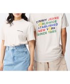 【トミーヒルフィガー/TOMMY HILFIGER】のスラントクレストグラフィックTシャツ ホワイトAE3|ID: prp329100004646424 ipo3291000000033596846