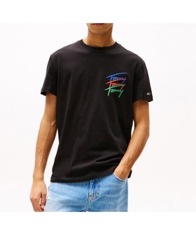 【トミーヒルフィガー/TOMMY HILFIGER】のレギュラーツイステッドシグネチャーTシャツ 人気、トレンドファッション・服の通販 founy(ファニー) ファッション Fashion レディースファッション Fashion for Women トップス・カットソー Cut & Sew Tops シャツ・ブラウス・オフィスカジュアル Elegant Blouses & Button-Ups ロングTシャツ・Tシャツ Longline T-Shirts & Tees アメリカン American Style インナー Innerwear カラフル Colorful Design クラシック Classic, Timeless Style ゴルフ Golf シンプル Simple, Minimal デニム Denim, Jeans Material パーカー Hoodie, Parka プリント Print, Printed Pattern ベーシック Basic, Essential モダン Modern, Contemporary レギュラー Regular, Standard Fit 人気 Popular, Best Seller 半袖 Short Sleeve, Half Sleeve |ID:prp329100004646426