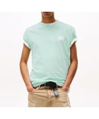 【トミーヒルフィガー/TOMMY HILFIGER】のレギュラーバブルバックショートスリーブTシャツ ライトグリーンL6V|ID: prp329100004646427 ipo3291000000033597568
