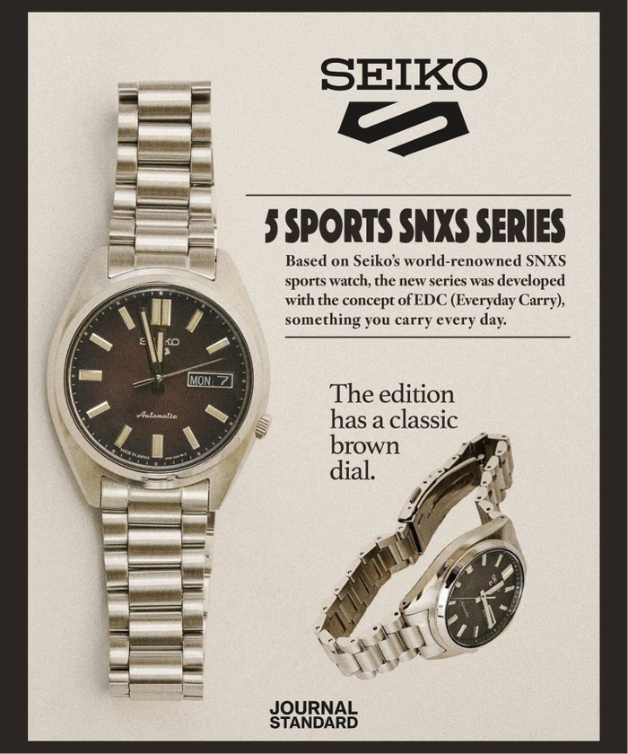 【ジャーナルスタンダード/JOURNAL STANDARD / MEN】のSEIKO / セイコー 5 SPORTS 別注 SNXS LIMITED インテリア・キッズ・メンズ・レディースファッション・服の通販 founy(ファニー) https://founy.com/ ファッション Fashion メンズファッション Fashion for Men ヴィンテージ Vintage Style 腕時計 Wristwatch ガラス Glass, Glassware コレクション Collection, Seasonal Line コンパクト Compact, Small Size スタンダード Standard, Basic フォルム Silhouette, Form ブレスレット Bracelet, Wristband ボックス Boxy, Box Shape 別注 Limited Edition, Custom Order モダン Modern, Contemporary ラウンド Round, Round Neck ランダム Random, Irregular おすすめ Recommended / Our Picks ビジネス 仕事 通勤 Business / Work / Commuting |ID: prp329100004646433 ipo3291000000033536748