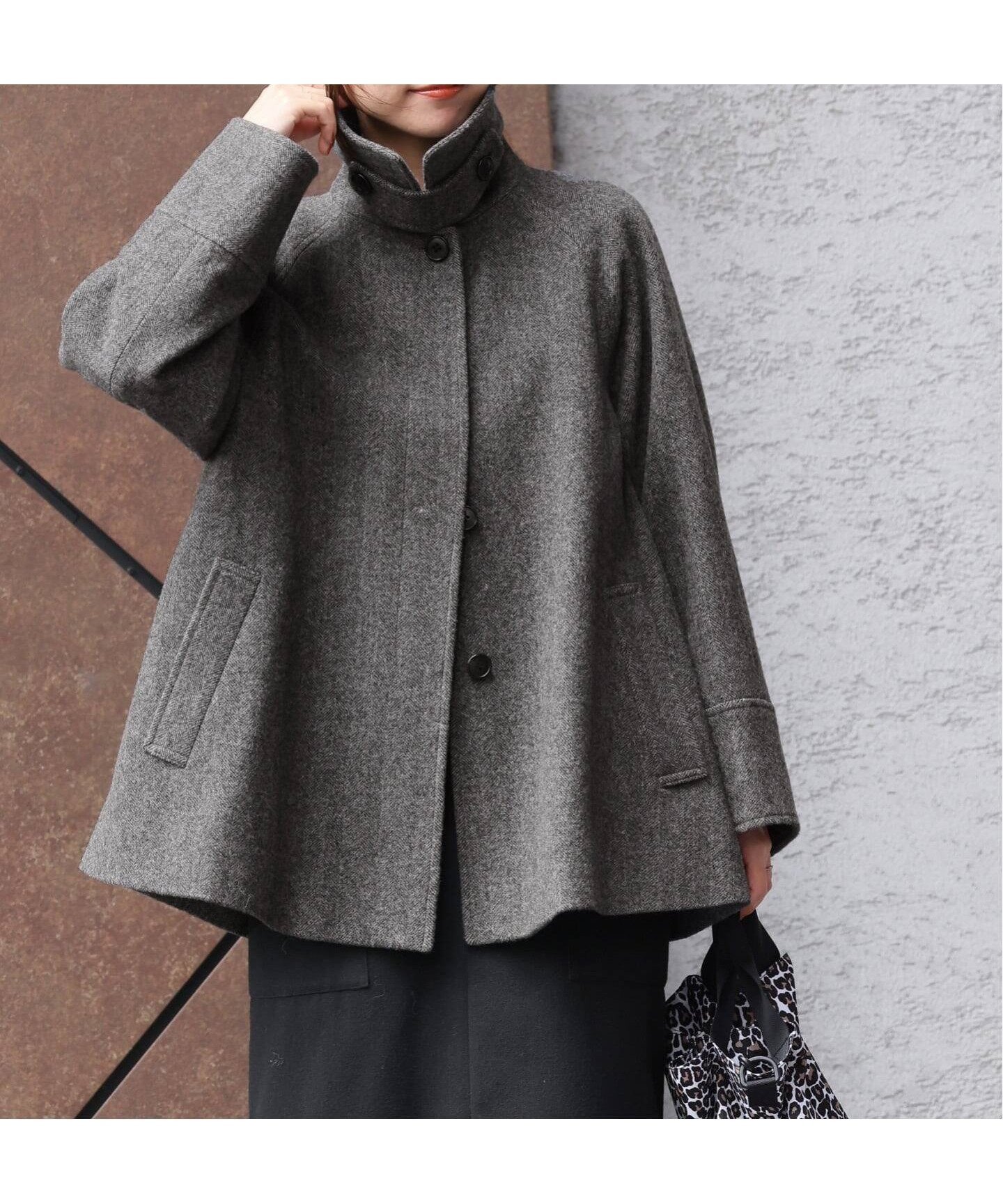 【ジャーナルスタンダード レリューム/JOURNAL STANDARD relume】の《追加 》尾州ウールスーパー100Aラインコート 人気、トレンドファッション・服の通販 founy(ファニー) ファッション Fashion レディースファッション Fashion for Women アウター Coat / Outerwear Collection コート・ロングコート・ピーコート Long Coats, Peacoats & More Aラインコート A-Line Coats ショート Short, Short Length スタンド Stand Collar, Upright Stand スリーブ Sleeve, Long Sleeve / Short Sleeve なめらか Smooth, Silky Texture 冬 Winter / This Winter 2025年 2025 2025-2026秋冬・A/W Autumn/Winter 2025–26 AW25–26 other-1|ID: prp329100004646440 ipo3291000000034184726