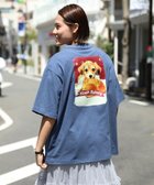 【アイモハ/aimoha】のHOOK -original- 「HOOK BAKERY」シリーズアンティーク動物プリントTEE 人気、トレンドファッション・服の通販 founy(ファニー) ファッション Fashion レディースファッション Fashion for Women おすすめ Recommended / Our Picks アンティーク Antique-Inspired イラスト Illustration カーゴパンツ Cargo Pants, Utility Pants サンダル Sandals, Summer Shoes ショート Short, Short Length スタイリッシュ Stylish, Fashionable スニーカー Sneakers, Trainers デニム Denim, Jeans Material フロント Front, Front Design プリント Print, Printed Pattern リラックス Relax, Relaxed Fit ヴィンテージ Vintage Style 犬 Dog 猫 Cat, Kitty thumbnail ブルー|ID: prp329100004646447 ipo3291000000033537110