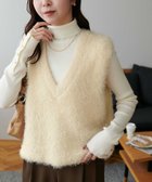 【ディスコート/Discoat】の前後2WAYフェザーヤーンショートベスト 人気、トレンドファッション・服の通販 founy(ファニー) ファッション Fashion レディースファッション Fashion for Women アウター Coat / Outerwear Collection トップス・カットソー Cut & Sew Tops ベスト&ジレ / 重ね着スタイル Vests & Gilets コンパクト Compact, Small Size ショート Short, Short Length トレンド Trend, Trending Now フェザー Feather, Feather Detail ベスト Vest, Waistcoat thumbnail アイボリー|ID: prp329100004646531 ipo3291000000034567635