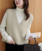 【ディスコート/Discoat】の前後2WAYフェザーヤーンショートベスト 人気、トレンドファッション・服の通販 founy(ファニー) ファッション Fashion レディースファッション Fashion for Women アウター Coat / Outerwear Collection トップス・カットソー Cut & Sew Tops ベスト&ジレ / 重ね着スタイル Vests & Gilets コンパクト Compact, Small Size ショート Short, Short Length トレンド Trend, Trending Now フェザー Feather, Feather Detail ベスト Vest, Waistcoat thumbnail ベージュ|ID: prp329100004646531 ipo3291000000034567636