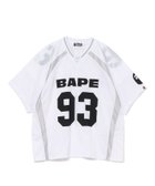 【アベイシングエイプ/A BATHING APE / MEN】のLINE CAMO JACQUARD RELAXED FIT FOOTBALL JERSEY 人気、トレンドファッション・服の通販 founy(ファニー) ファッション Fashion メンズファッション Fashion for Men スポーツ Sports, Activewear thumbnail WHITE|ID: prp329100004646547 ipo3291000000033538882