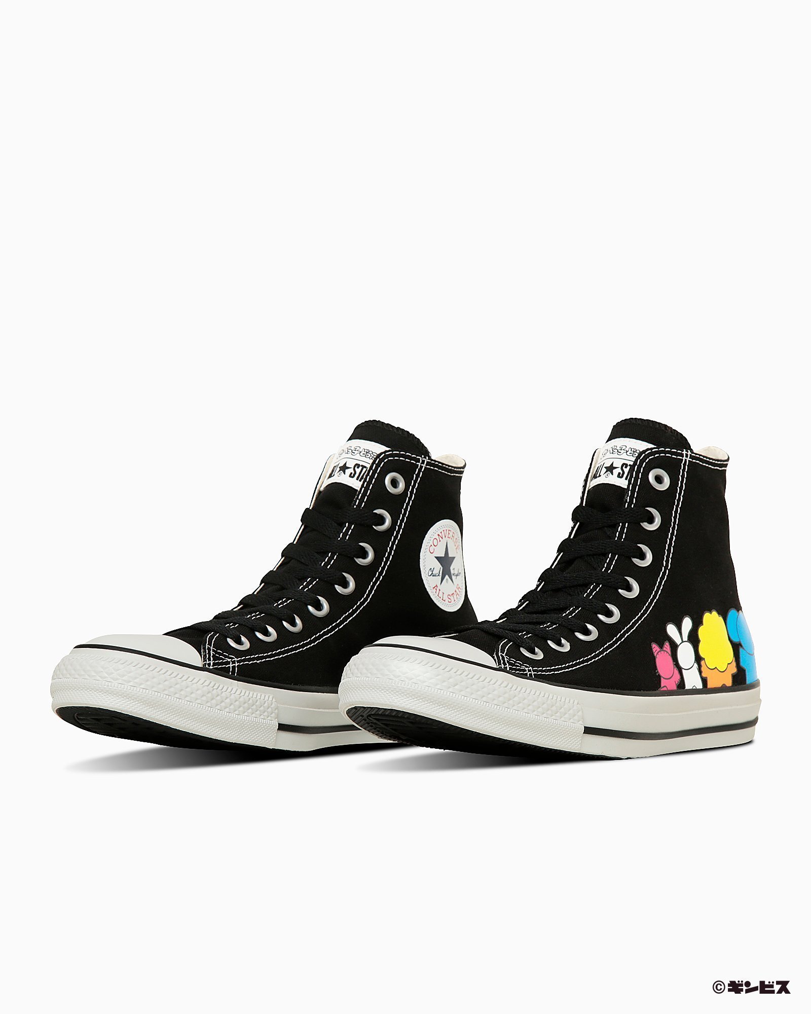 【コンバース/CONVERSE】の【CONVERSE 公式】ALL STAR HI / TABEKKO DOUBUTSU / 【コンバース 公式】オールスター HI / たべっ子どうぶつ インテリア・キッズ・メンズ・レディースファッション・服の通販 founy(ファニー) 　ファッション　Fashion　レディースファッション　Fashion for Women　プリント　Print, Printed Pattern　ブラック|ID: prp329100004646562 ipo3291000000033539045