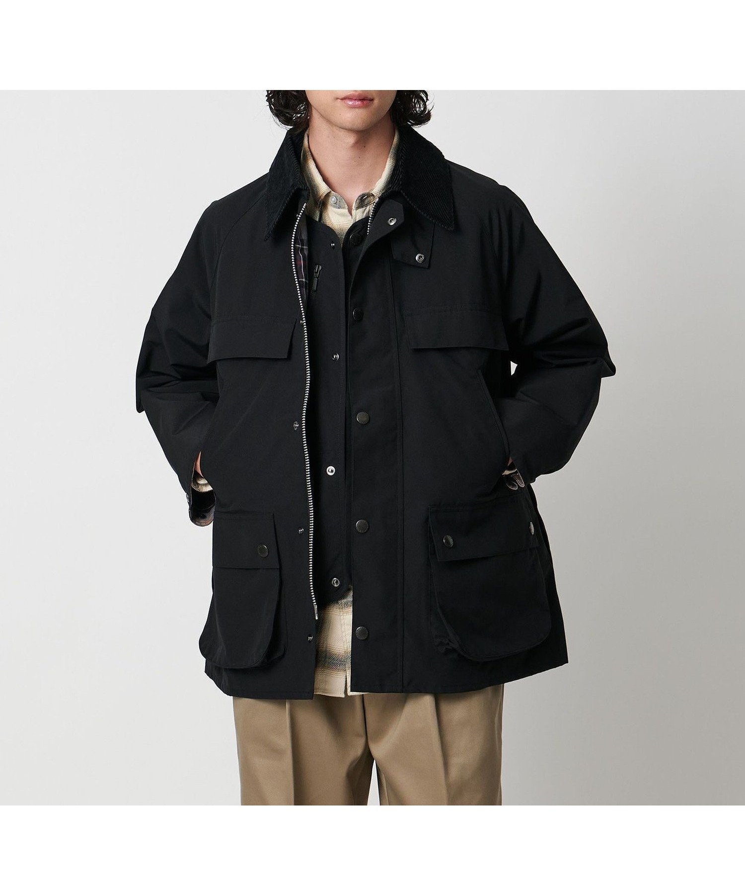 【ユナイテッドアローズ/UNITED ARROWS / MEN】のBARBOUR x BRIEFING x UNITED ARROWS BEDALE/ビデイル/ブルゾン インテリア・キッズ・メンズ・レディースファッション・服の通販 founy(ファニー) 　ファッション　Fashion　メンズファッション　Fashion for Men　アクセサリー　Fashion Accessories　インナー　Innerwear　ジャケット　Jacket, Outerwear　スポーツ　Sports, Activewear　トラベル　Travel, Travel Gear　ドレス　Dress, One-Piece　定番　Standard, Basic Item　ブルゾン　Blouson, Bomber Jacket　ベスト　Vest, Waistcoat　ポケット　Pocket, Pocket Detail　別注　Limited Edition, Custom Order　ロング　Long, Long-Length　ビジネス 仕事 通勤　Business / Work / Commuting　BLACK|ID: prp329100004646566 ipo3291000000033838839