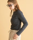 【サニーレーベル/Sonny Label / URBAN RESEARCH】のスラブベーシックロングスリーブTシャツ チャコール|ID: prp329100004646586 ipo3291000000033794912