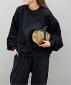 【アウトドアプロダクツ ユージュアルシングス/OUTDOOR PRODUCTS Usual Things】のシグネチャーSWEAT 人気、トレンドファッション・服の通販 founy(ファニー) ファッション Fashion レディースファッション Fashion for Women トップス・カットソー Cut & Sew Tops レディースパーカー・カジュアルフーディー Casual Hoodies & Sweatshirts スウェット・クルーネックトップス Sweatshirts & Crewnecks / Relaxed Fit Sweat Tops 春 Spring スウェット / スエット Sweatshirt, Sweatwear デニム Denim, Jeans Material 長袖 Long Sleeve, Full Sleeve ラベンダー Lavender リゾート Resort, Vacation Style A/W・秋冬 Autumn/Winter 夏 Summer エレガント 上品 Elegant thumbnail ブラック|ID: prp329100004646823 ipo3291000000033543105