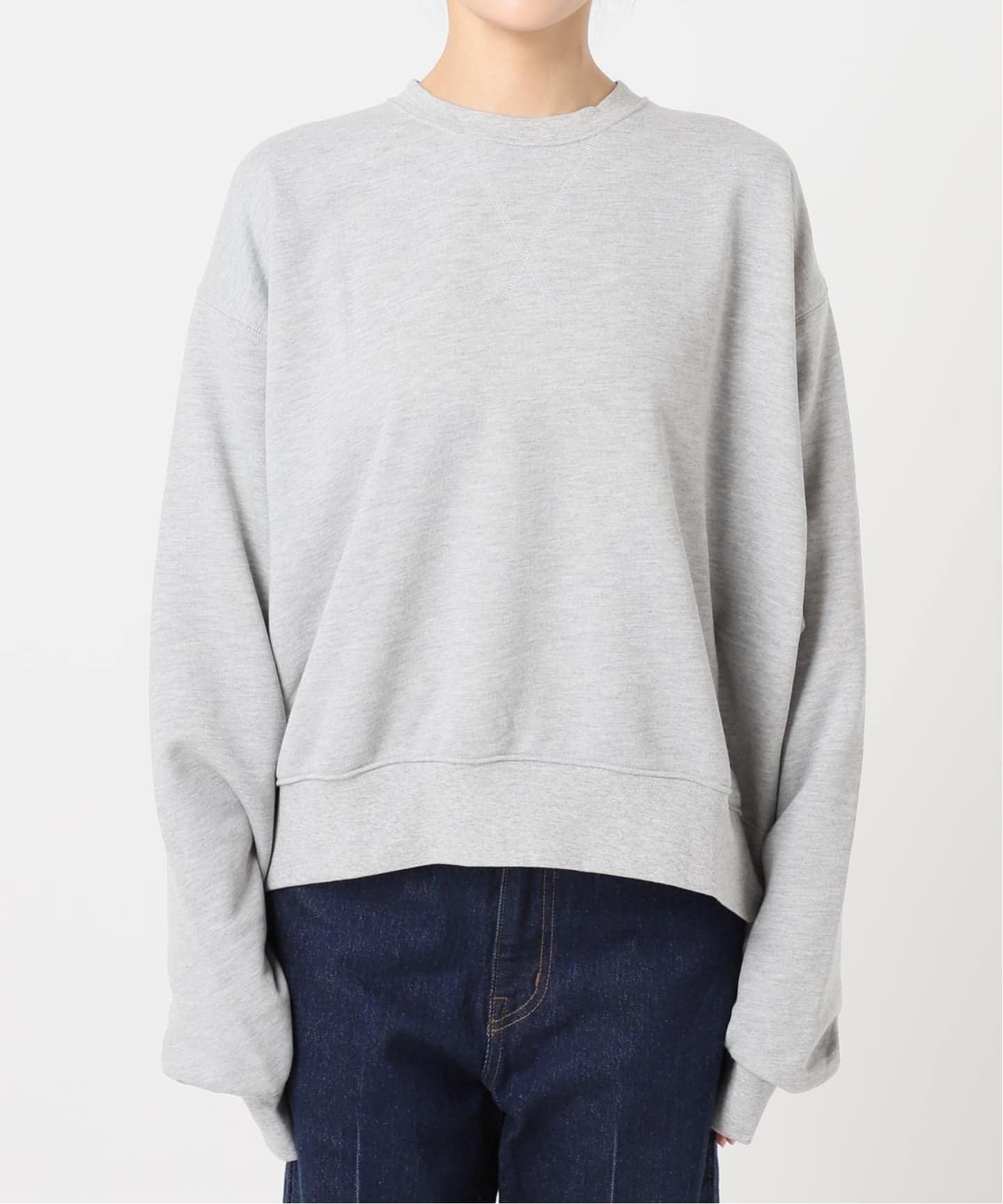 【アウトドアプロダクツ ユージュアルシングス/OUTDOOR PRODUCTS Usual Things】のシグネチャーSWEAT インテリア・キッズ・メンズ・レディースファッション・服の通販 founy(ファニー) 　ファッション　Fashion　レディースファッション　Fashion for Women　トップス・カットソー　Cut & Sew Tops　レディースパーカー・カジュアルフーディー　Casual Hoodies & Sweatshirts　スウェット・クルーネックトップス　Sweatshirts & Crewnecks / Relaxed Fit Sweat Tops　春　Spring　スウェット / スエット　Sweatshirt, Sweatwear　デニム　Denim, Jeans Material　長袖　Long Sleeve, Full Sleeve　ラベンダー　Lavender　リゾート　Resort, Vacation Style　A/W・秋冬　Autumn/Winter　夏　Summer　エレガント 上品　Elegant　グレーA|ID: prp329100004646823 ipo3291000000033543106