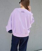 【アウトドアプロダクツ ユージュアルシングス/OUTDOOR PRODUCTS Usual Things】のシグネチャーSWEAT 人気、トレンドファッション・服の通販 founy(ファニー) ファッション Fashion レディースファッション Fashion for Women トップス・カットソー Cut & Sew Tops レディースパーカー・カジュアルフーディー Casual Hoodies & Sweatshirts スウェット・クルーネックトップス Sweatshirts & Crewnecks / Relaxed Fit Sweat Tops 春 Spring スウェット / スエット Sweatshirt, Sweatwear デニム Denim, Jeans Material 長袖 Long Sleeve, Full Sleeve ラベンダー Lavender リゾート Resort, Vacation Style A/W・秋冬 Autumn/Winter 夏 Summer エレガント 上品 Elegant thumbnail パープル|ID: prp329100004646823 ipo3291000000033543107