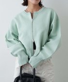 【チャオパニックティピー/CIAOPANIC TYPY】のスポンディッシュ2wayZIPカーデ ミント|ID: prp329100004646825 ipo3291000000033543114