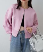 【チャオパニックティピー/CIAOPANIC TYPY】のスポンディッシュ2wayZIPカーデ ピンク|ID: prp329100004646825 ipo3291000000033543120