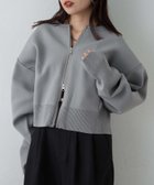 【チャオパニックティピー/CIAOPANIC TYPY】のスポンディッシュ2wayZIPカーデ グレー|ID: prp329100004646825 ipo3291000000033543130