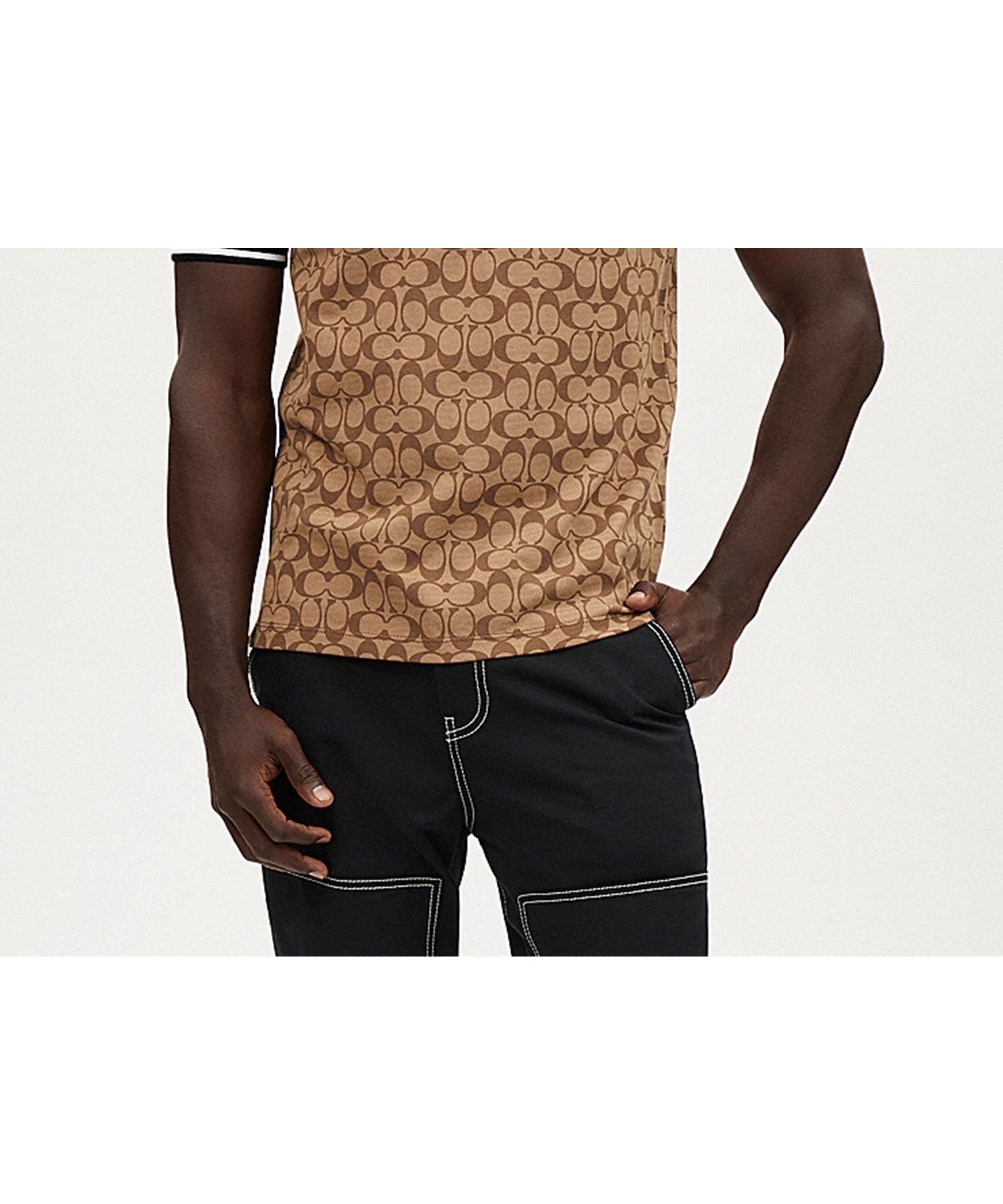 【コーチ/COACH / MEN】の【公式】シグネチャー ポロ インテリア・キッズ・メンズ・レディースファッション・服の通販 founy(ファニー) 　ファッション　Fashion　メンズファッション　Fashion for Men　アウトレット　Outlet / Clearance　ポケット　Pocket, Pocket Detail　メンズ　Men's, Menswear　BROWN|ID: prp329100004646832 ipo3291000000033543152