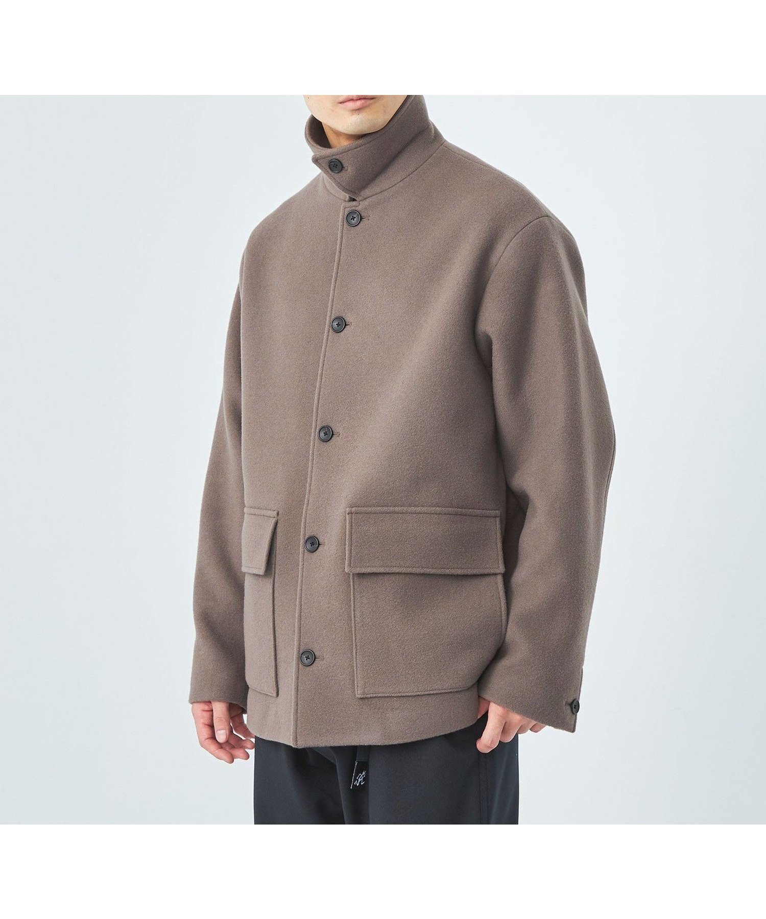 【その他のブランド/Other】のSENTDALE WOOL カバーオール インテリア・キッズ・メンズ・レディースファッション・服の通販 founy(ファニー) 　ファッション　Fashion　メンズファッション　Fashion for Men　インナー　Innerwear　スウェット / スエット　Sweatshirt, Sweatwear　チェック　Check, Plaid, Tartan　人気　Popular, Best Seller　パッチ　Patch, Appliqué　フロント　Front, Front Design　プリーツ　Pleats, Pleated　ポケット　Pocket, Pocket Detail　メルトン　Melton, Heavy Wool　ワイド　Wide, Wide Fit　おすすめ　Recommended / Our Picks　エレガント 上品　Elegant　MOCA|ID: prp329100004646836 ipo3291000000033543204