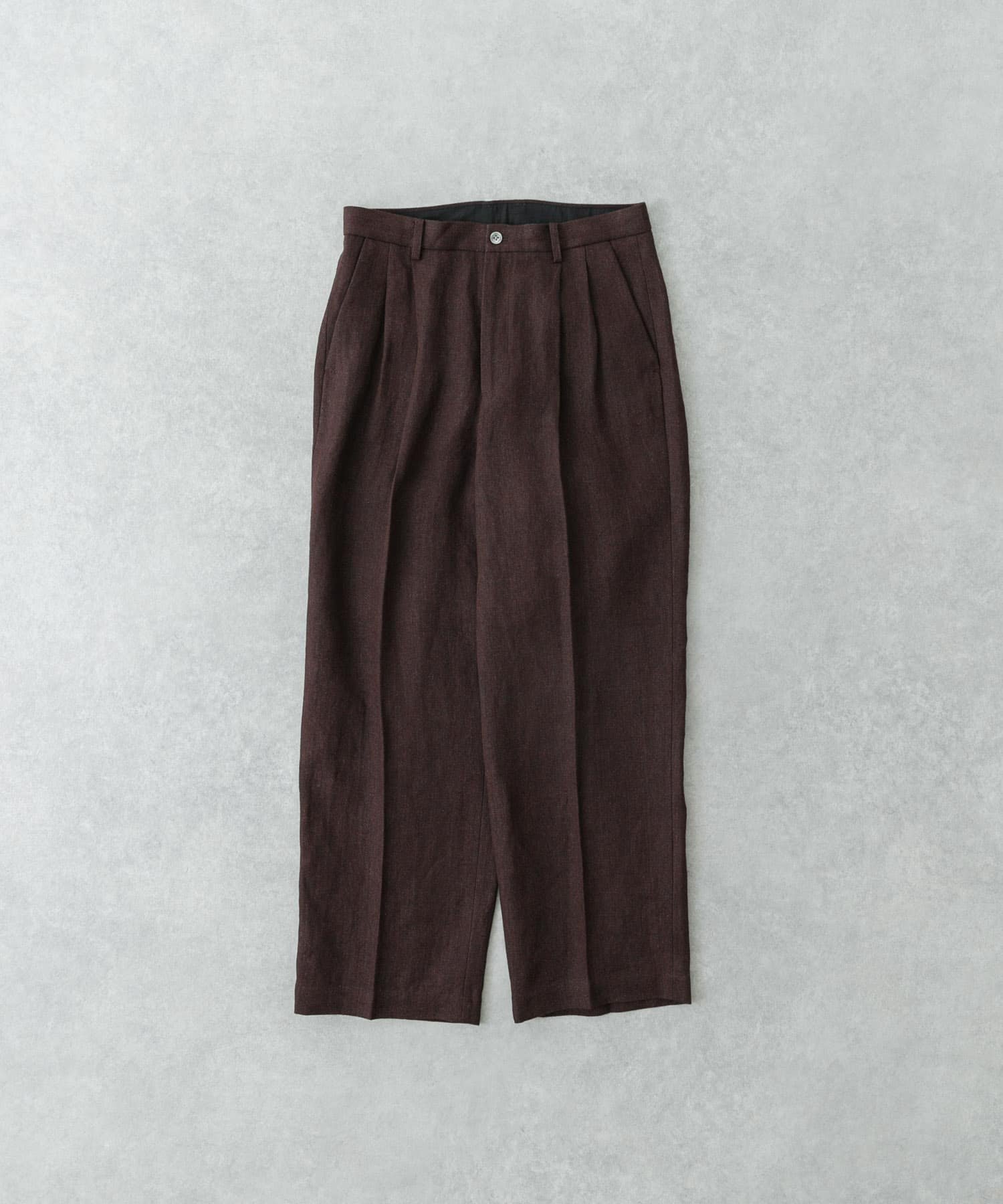 【アーバンリサーチ/URBAN RESEARCH / MEN】のnew basic リネンタックスラックス インテリア・キッズ・メンズ・レディースファッション・服の通販 founy(ファニー) 　ファッション　Fashion　メンズファッション　Fashion for Men　春　Spring　サマー　Summer, Summer Style　サンダル　Sandals, Summer Shoes　ジャケット　Jacket, Outerwear　スラックス　Slacks, Dress Pants　セットアップ　Set-Up, Coordinated Outfit　ベーシック　Basic, Essential　リゾート　Resort, Vacation Style　リネン　Linen, Linen Fabric　リラックス　Relax, Relaxed Fit　S/S・春夏　SS, Spring/Summer, Warm Season　夏　Summer　エレガント 上品　Elegant　2025年　2025　2025春夏・S/S　Spring/Summer 2025 SS25　D.BROWN|ID: prp329100004646846 ipo3291000000033543339