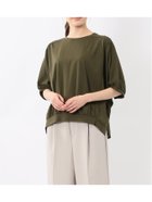 【タカキュー/TAKA-Q】の異素材切替 クルーネック ドルマンプルオーバー 人気、トレンドファッション・服の通販 founy(ファニー) ファッション Fashion レディースファッション Fashion for Women トップス・カットソー Cut & Sew Tops カジュアルプルオーバー・ニットトップス Pullovers & Knit Tops / Casual Pullovers インナー Innerwear 春 Spring 秋 Autumn カットソー Cut and Sewn Top 切替 Switching, Contrast Panel シルケット Silket, Silky Cotton ジョーゼット Georgette, Semi-Sheer Fabric ダウン Down, Puffer デニム Denim, Jeans Material バランス Balance, Style Balance フィット Fit, Slim Fit フロント Front, Front Design リラックス Relax, Relaxed Fit ワイド Wide, Wide Fit 冬 Winter / This Winter A/W・秋冬 Autumn/Winter S/S・春夏 SS, Spring/Summer, Warm Season おすすめ Recommended / Our Picks 夏 Summer ギフト プレゼント Gift / Present ビジネス 仕事 通勤 Business / Work / Commuting thumbnail 54カーキ|ID: prp329100004646849 ipo3291000000033543398