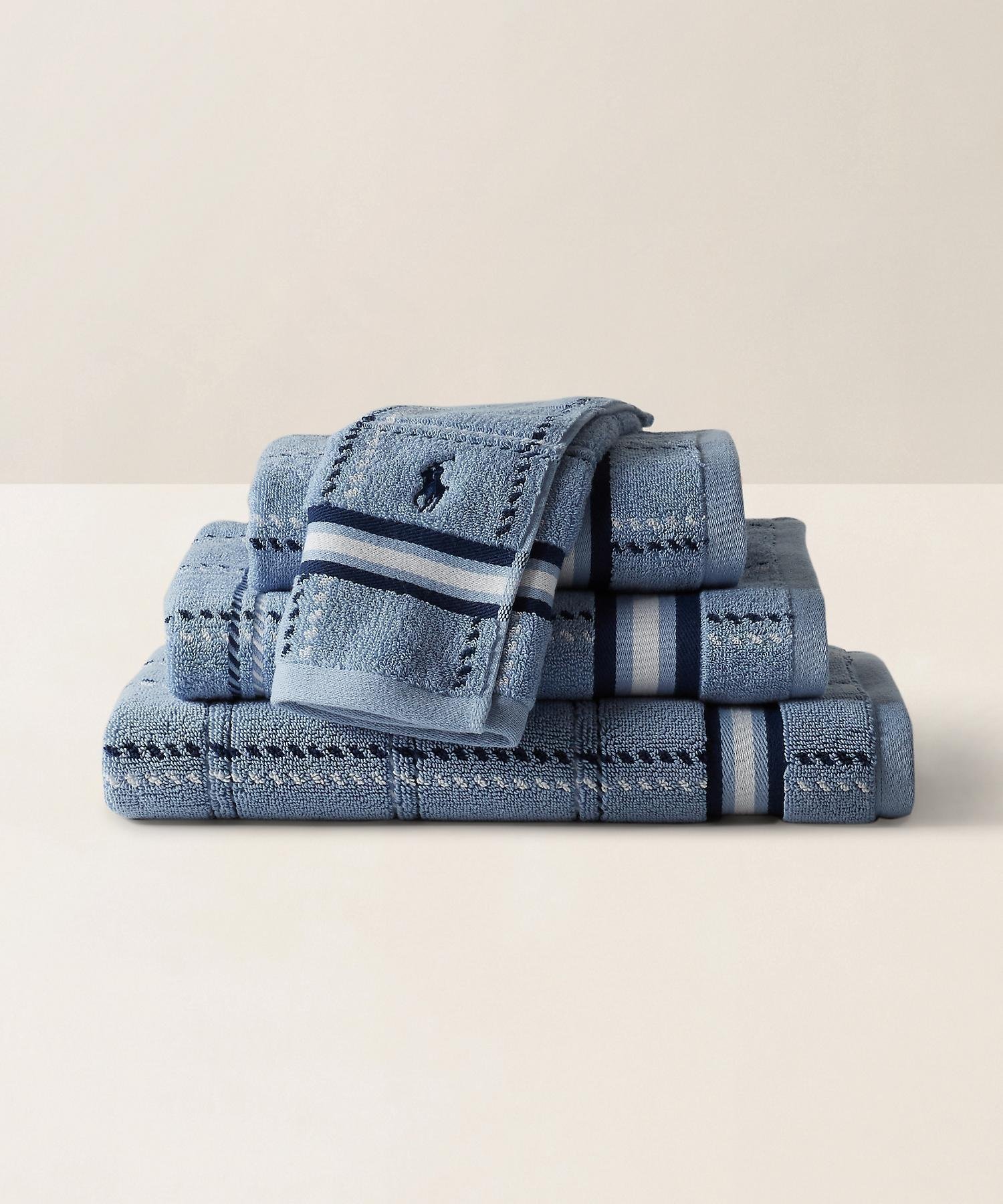 【ラルフローレン/RALPH LAUREN / MEN】のDillon ウィンドウペン バスマット インテリア・キッズ・メンズ・レディースファッション・服の通販 founy(ファニー) 　ファッション　Fashion　メンズファッション　Fashion for Men　クラシック　Classic, Timeless Style　タオル　Towel, Bath Towel　吸水　Absorbent, Quick-Dry　400ブルー|ID: prp329100004646858 ipo3291000000033543466
