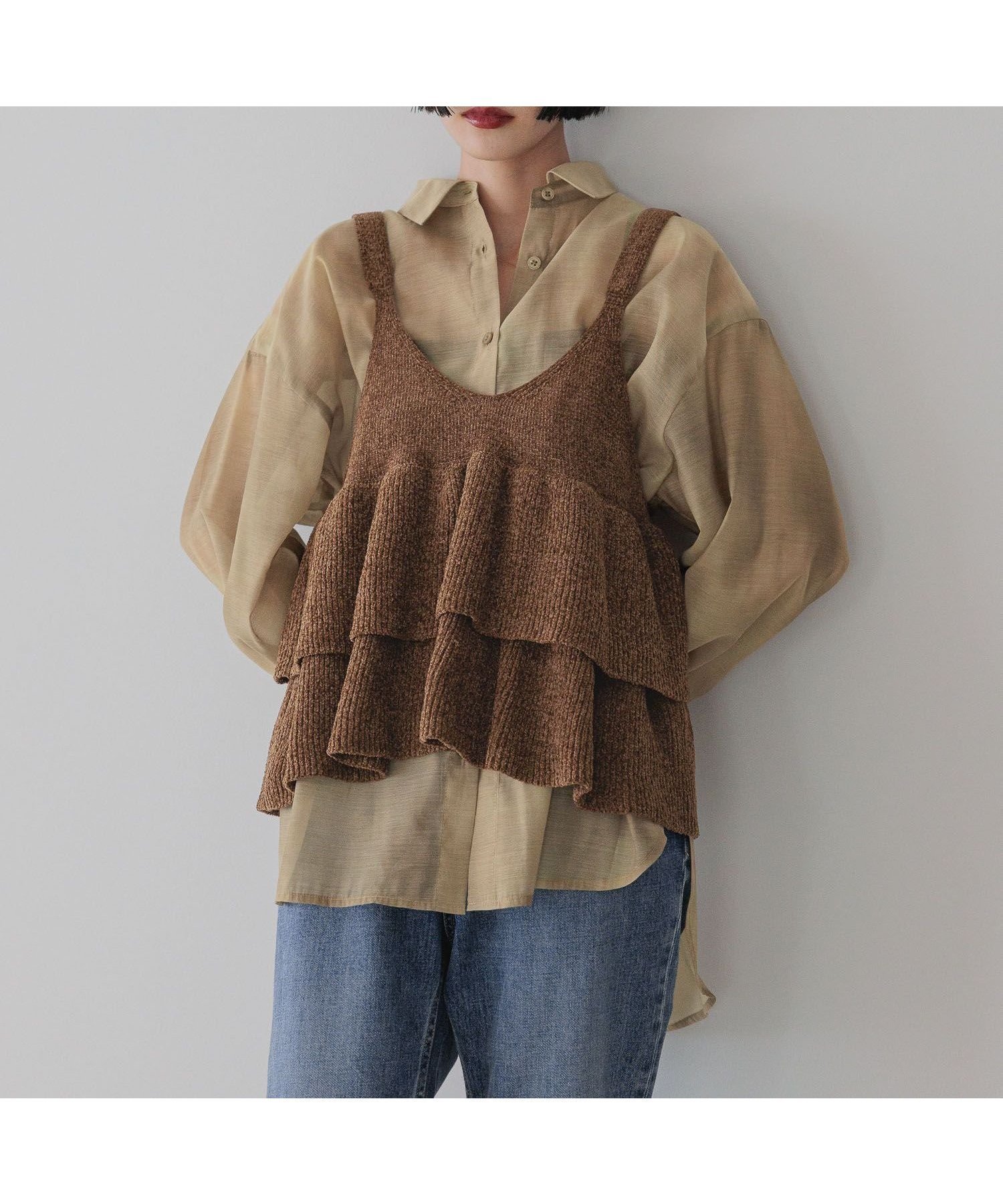 【ローリーズファーム/LOWRYS FARM】のモールペプラムベスト 人気、トレンドファッション・服の通販 founy(ファニー) 　ファッション　Fashion　レディースファッション　Fashion for Women　アウター　Coat / Outerwear Collection　トップス・カットソー　Cut & Sew Tops　ベスト&ジレ / 重ね着スタイル　Vests & Gilets　インナー　Innerwear　トレンド　Trend, Trending Now　ベスト　Vest, Waistcoat　ベロア　Velour, Soft Velvet　ペプラム　Peplum, Flared Hem　 other-1|ID: prp329100004646865 ipo3291000000033543565